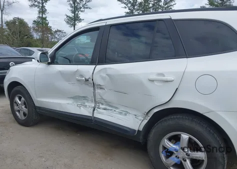 2008 Hyundai Santa Fe Gls z USA, uszkodzony, nr VIN 5NMSG73D78H163218